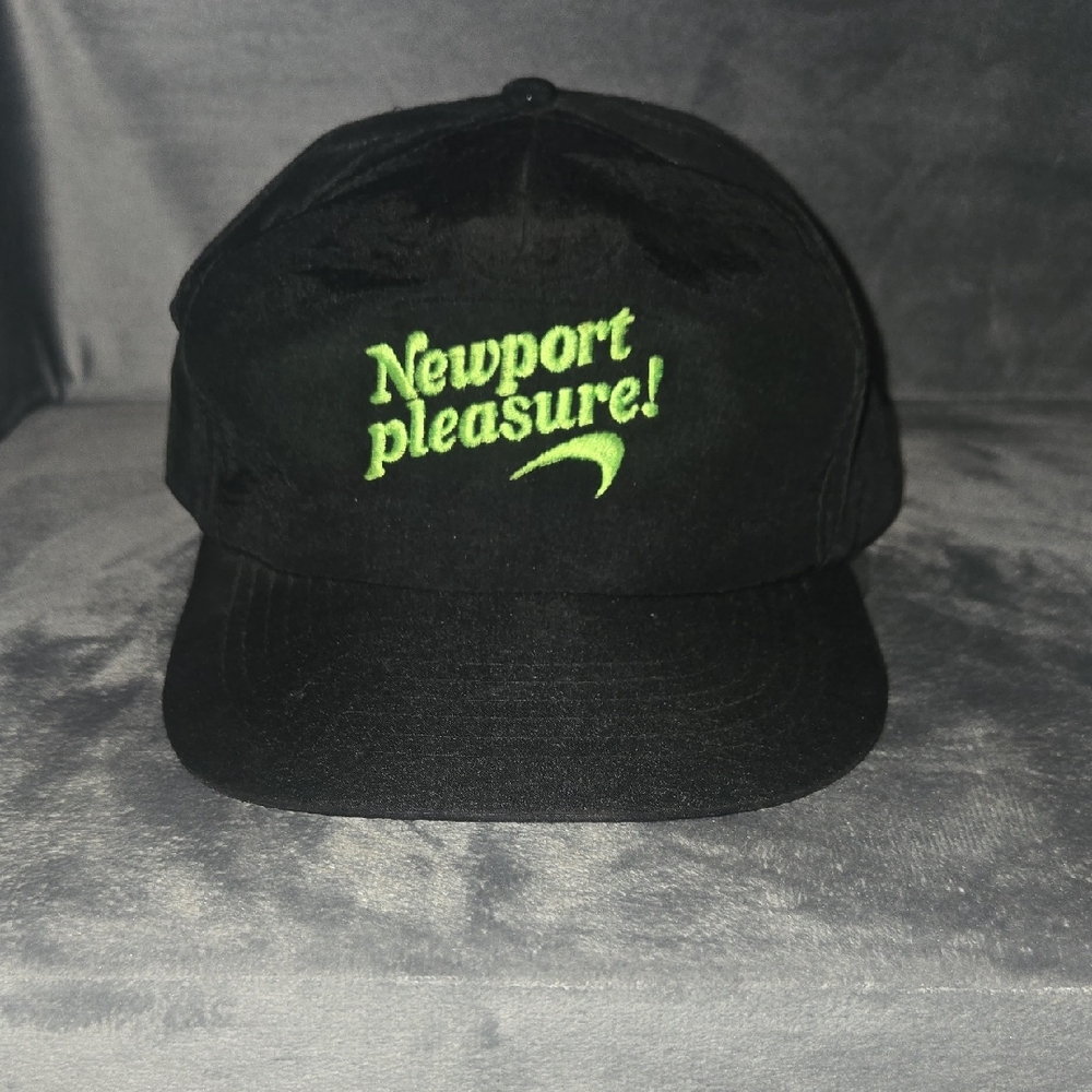 Newport Black and Green Logo Cap